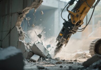 Rompa concreto com força e precisão: aluguel de rompedor